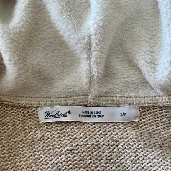 Woolrich cozy oatmeal sherpa cardigan hoodie - Picture 5 of 6